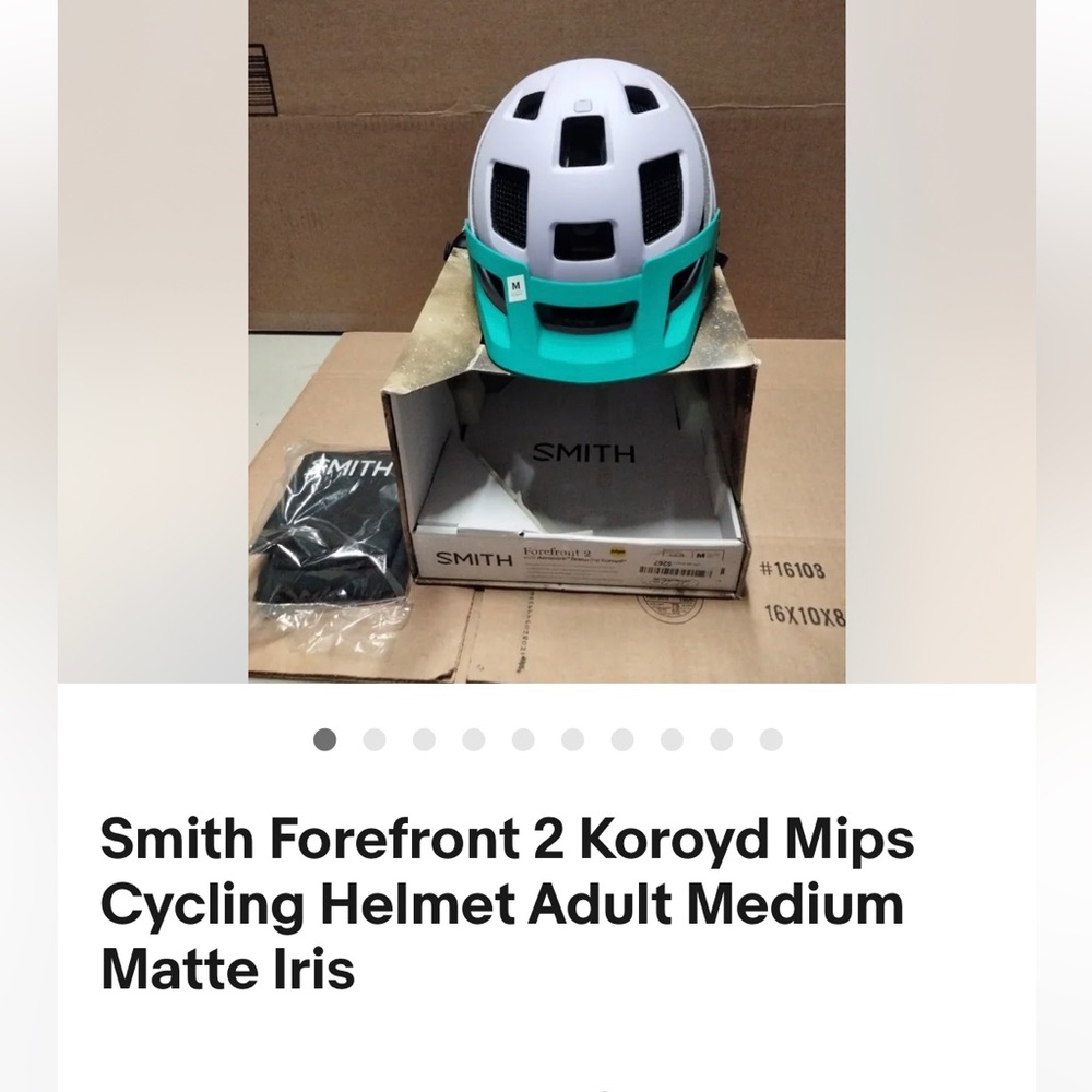 Smith Forefront 2 MIPS Mountain Bike Helmet Purple. Used 3X with box and tags.